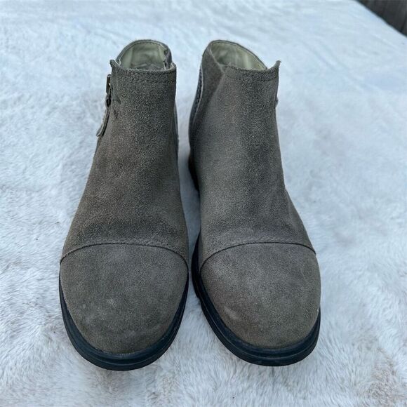 Sorel Women's Chelsea Ankle Boots Brown Suede Leather Size 7 - Picture 3 of 13